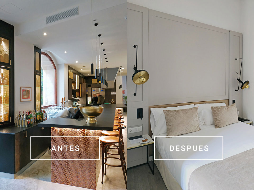 Nuevas habitaciones de hotel construidas en el centro de Palma de Mallorca